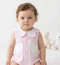 Embroidered Heart Romper