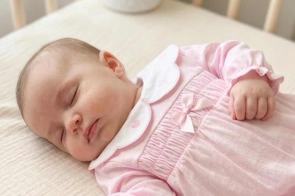 Embroidered Heart Sleepsuit